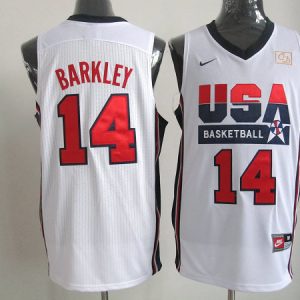 Barkley White Team USA throwback Jersey