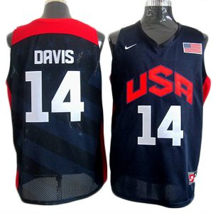 Drvis Blue Jersey, NBA Team USA #14 Jersey