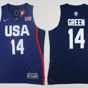 NBA USA #14 Green Blue Jersey