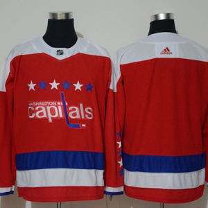 Men's Washington Capitals Red Blank Stitched NHL Jersey