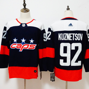 Men's Adidas Washington Capitals #92 Evgeny Kuznetsov Navy 2018 NHL Stadium Series Jersey
