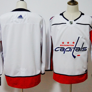Men's Adidas Washington Capitals White Blank Stitched NHL Jersey