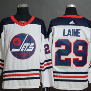 Men's Winnipeg Jets #29 Patrik Laine White Stitched NHL Jersey