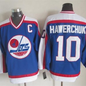 NHL Winnipeg Jets #10 Hawerchuk Blue Jersey