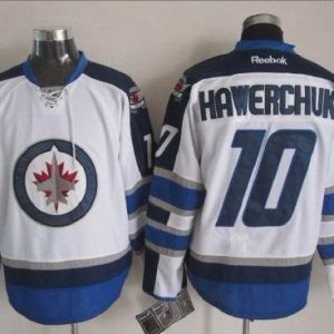 NHL Winnipeg Jets #10 Hawerchuk White Color Jersey