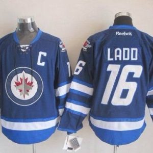 NHL Winnipeg Jets #16 Ladd Blue Jersey with C Patch