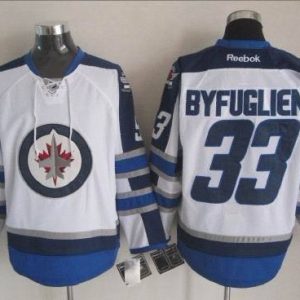 NHL Winnipeg Jets #33 Byfuglien White Jersey