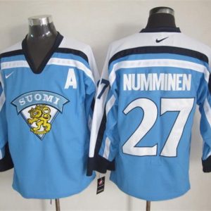 NHL Winnipeg Jets #27 Numminen L.Blue Jersey