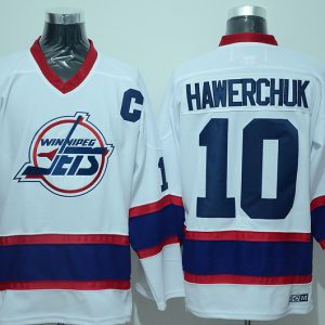NHL Winnipeg Jets #10 Hawerchuk White Jersey