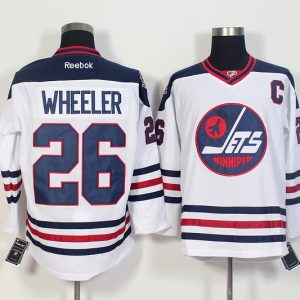 NHL Winnipeg Jets #26 Wheeler White Jersey