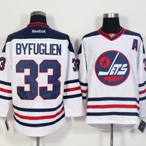 NHL Winnipeg Jets #33 Byfuglien White Jersey