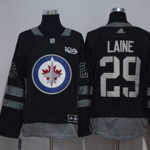 NHL Winnipeg Jets #29 Laine 100th Anniversary Hockey Jersey