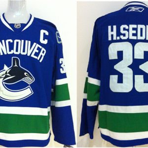 NHL Vancouver Canucks #33 H.Sedub Blue Jersey
