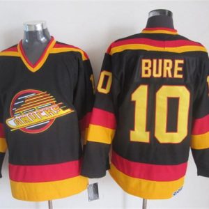 NHL Vancouver Canucks #10 Bure Black Jersey