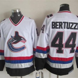 NHL Vancouver Canucks #44 Bertuzzi White Jersey