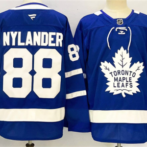 Men's Toronto Maple Leafs #88 William Nylander Blue 2024-25 Stitched Jersey