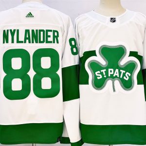 Men's Toronto Maple Leafs #88 William Nylander White Adidas Jersey