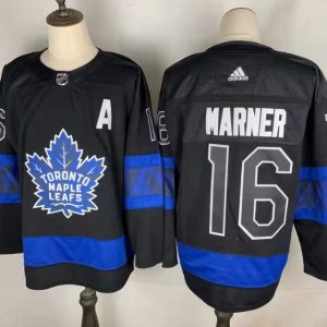 NHL Maple Leafs #16 Mitchell Marner Black 2020 New Adidas Jersey