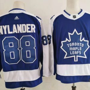 NHL Maple Leafs #88 William Nylander Blue 2020 New Adidas Jersey