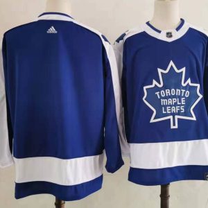 NHL Maple Leafs Blank Blue 2020 New Adidas Jersey