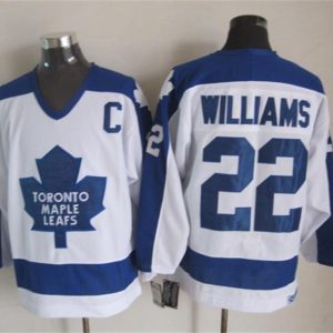 NHL Toronto Maple Leafs #22 Williams White Jersey