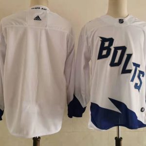 NHL Tampa Bay Lightning Blank White 2022 New Adidas Jersey