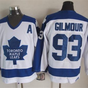 NHL Toronto Maple Leafs #33 Gilmour White Jersey