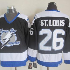 NHL Tampa Bay Lightning #26 St.Louis Black Jersey