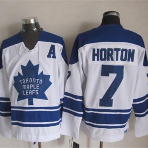 NHL Toronto Maple Leafs #7 Horton White Jersey with A Patch