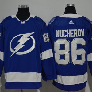 Adidas NHL Tampa Bay Lightning #86 Kucherov Blue Jersey