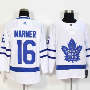 Adidas NHL Toronto Maple Leafs #16 Marner White Jersey