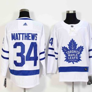 Adidas NHL Toronto Maple Leafs #34 Matthews White Jersey