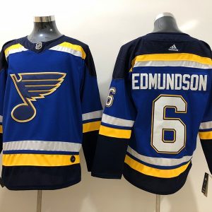 NHL Blues 6 Joel Edmundson Adidas Blue Men Jersey