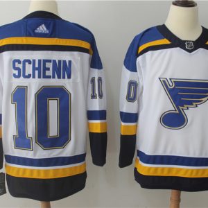 Adidas NHL St.Louis Blues #10 Schenn White Jersey