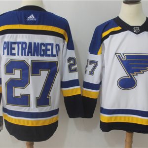 Adidas NHL St.Louis Blues #27 Pietrangelo White Jersey