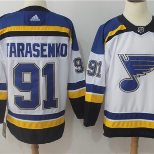 Adidas NHL St.Louis Blues #91 Tarasenko White Jersey