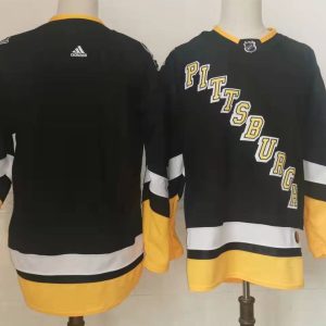 Men's Pittsburgh Penguins Blank 2021/2022 Black Stitched Jersey