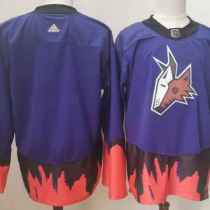 NHL Arizona Coyotes Blank Purple Jersey