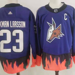 NHL Arizona Coyotes #23 Oliver Ekman-Larsson Purple Jersey