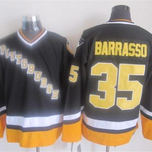 NHL Pittsburgh Penguins #35 Barrasso Black 2015 Jersey