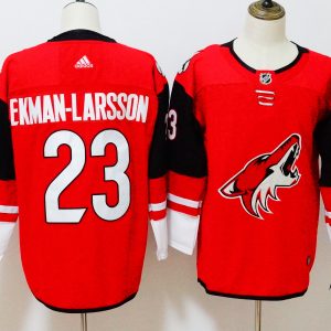 NHL Arizona Coyotes #23 Oliver Ekman-Larsson Burgundy Red Jersey