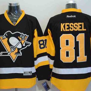 NHL Pittsburgh Penguins #81 Kessel Black Jersey