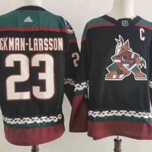 NHL Arizona Coyotes #23 Oliver Ekman-Larsson Black Stitched Jersey