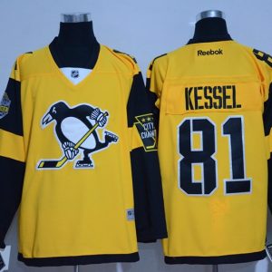 NHL Pittsburgh Penguins #81 Kessel Winter Classic Yellow Jersey