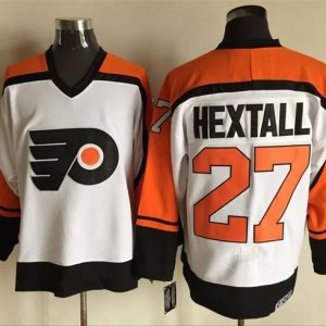 Philadelphia Flyers 27# Hextall White NHL Jersey