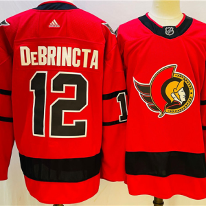 Men's Ottawa Senators #12 Alex DeBrincat 2021 Red Reverse Retro Stitched Jersey