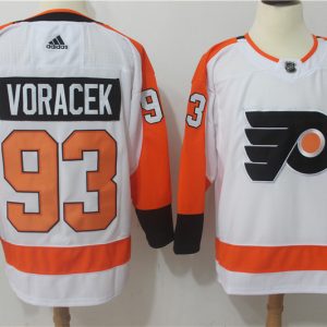 Adidas NHL Philadelphia Flyers #93 Voracek White Jersey