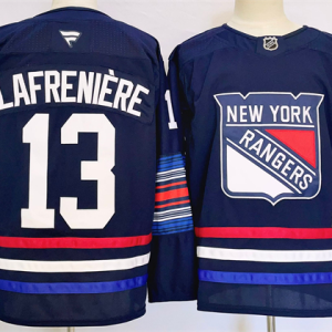 Men's New York Rangers Blank Navy 2024-25 Stitched Jersey