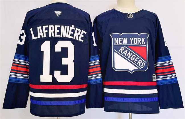 Men's New York Rangers Blank Navy 2024-25 Stitched Jersey
