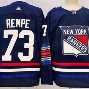 Men's New York Rangers #73 Matt Rempe Navy Stitched Jersey